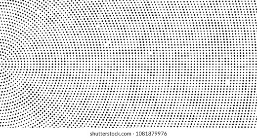 Abstract vector background. Halftone modern graphic template. Black and white Dotted texture.
