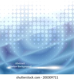 Abstract vector background with halftone and ripple on the water effect