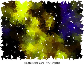 Abstract vector background with halftone triangles.