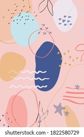 Abstract vector background hand drawn