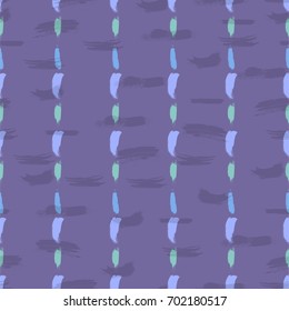 Abstract vector background. Hand drawn brush stroke artistic seamless pattern. Tile with stripes