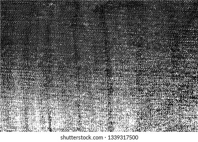 Abstract vector background. Heavy jeans fabric texture. Overlay illustration over any design to create interesting vintage rustic effect and depth. For posters, banners, retro designs.