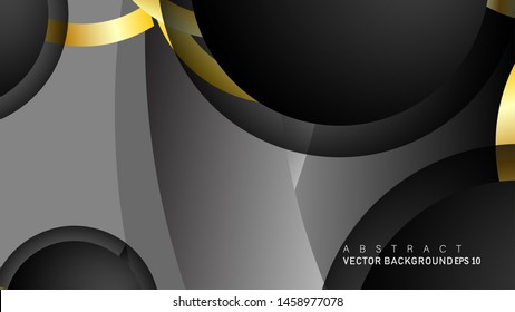 Abstract vector background with hexagon overlapping pattern. Vector illustration for any background. color gold . suitable for your background design