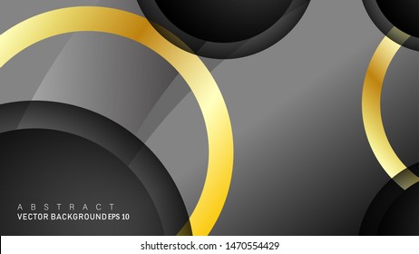 Abstract vector background with hexagon overlapping pattern. Vector illustration for any background. color gold . suitable for your background design