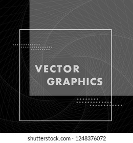 Abstract vector background with hexagon spiral pattern.