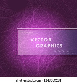 Abstract vector background with hexagon spiral pattern.