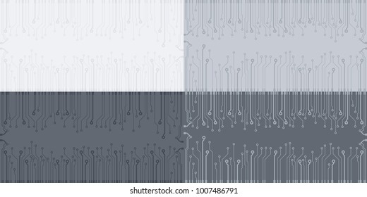 Abstract vector background with high tech circuit board. Microchip background. EPS10 vector
