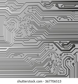 Abstract vector background with high tech circuit board. Microchip background. EPS10 vector
