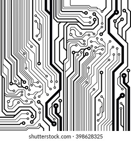 Bitmap Circuit Board Illustration Stock Illustration 476292256