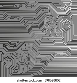 Abstract vector background with high tech circuit board. Microchip background. EPS10 vector