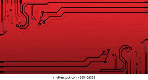 Abstract vector background with high tech circuit board. Microchip background. EPS10 vector