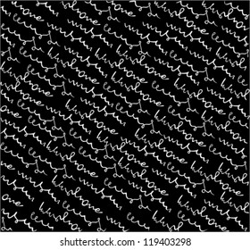 abstract vector background with the illegible hand-written text