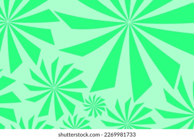 Abstrakter Vektorhintergrund mit einer Illustration blühender Blumen in Farbverlauf-Farben