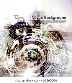 Abstract Vector Background. Illustration in eps10 format.