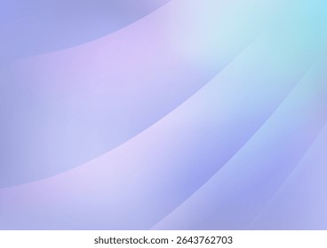 Ilustração de fundo vetorial abstrato de um misterioso gradiente roxo e verde como uma aurora ou um véu.