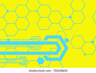 abstract vector background - vector illustration. pattern hexagons grey with structure of honeycomb and space to write your text. Template with place for logo, business card. Stylish modern background
