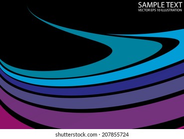 Abstract vector background illustration - Abstract vector rainbow color background template