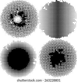 Abstract vector background illustration. White and Black color