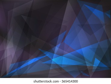 Abstract vector background image based on asymmetric shapes