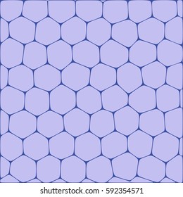 Abstract vector background imitating honeycombs. Net from cells of organic form.