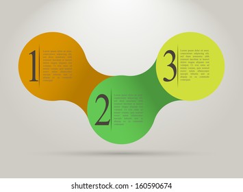 abstract vector background with infographic steps eps10 