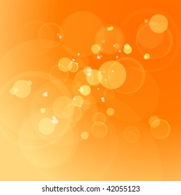 Abstract vector background & lens flares