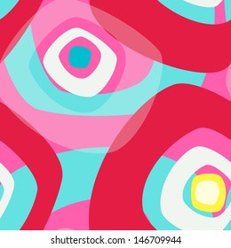 Abstract vector background with light motives in colors of the red caramel