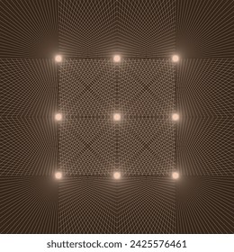 Abstract vector background, line art, geometric pattern, optical illusion, seamless pattern