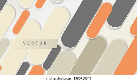 abstract vector background. line pattern shape rounded. 3D design