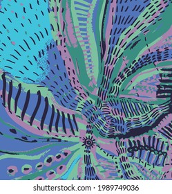Abstract vector background with lines