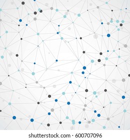 Abstract vector background with lines and circles.