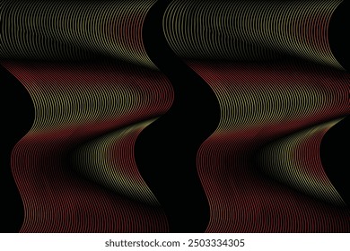 Líneas de fondo de Vector Abstractas colorido
