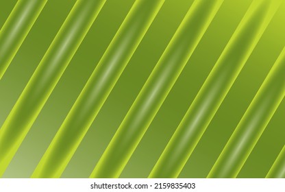 An abstract vector background with lines in a gradient of green