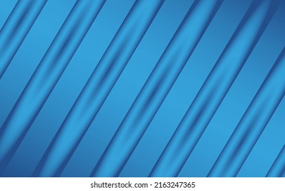 An abstract vector background with lines in a gradient of blue