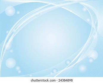 abstract vector background with lines and spheres