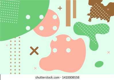 abstract vector background liquid shape