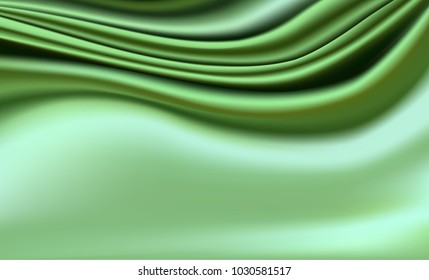 Abstract vector background luxury blue cloth or liquid wave or wavy folds of grunge silk texture satin velvet material, luxurious background or elegant wallpaper