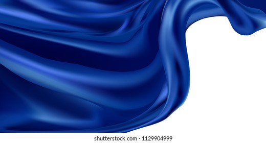 Abstract Vector Background Luxury Blue Cloth Stock Vector (Royalty Free ...