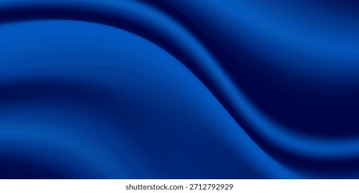 Abstractas fondo de Vector de lujo de tela azul o onda líquida o pliegues ondulados de grunge textura de seda satén material de terciopelo, fondo de lujo o Fondo de pantalla elegante
