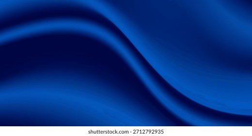 Abstractas fondo de Vector de lujo de tela azul o onda líquida o pliegues ondulados de grunge textura de seda satén material de terciopelo, fondo de lujo o Fondo de pantalla elegante