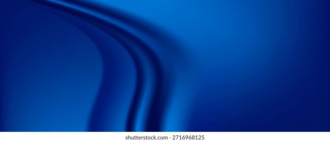 Abstractas fondo de Vector de lujo de tela azul o onda líquida o pliegues ondulados de grunge textura de seda satén material de terciopelo, fondo de lujo o Fondo de pantalla elegante

