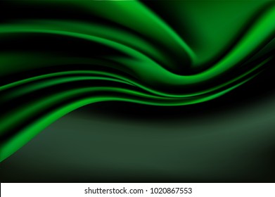 Abstract vector background luxury cloth, liquid wave or wavy folds of grunge silk texture satin velvet material. Luxurious background for elegant wallpaper.