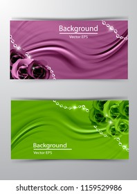 Abstract vector background luxury cloth vector background
