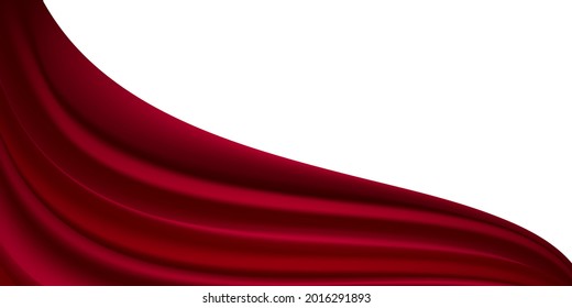 Abstract vector background luxury cloth or liquid wave Abstract or fabric texture background. Cloth soft wave. Creases of satin, silk, and cotton.