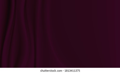 Abstract vector background luxury dark purple cloth or liquid wave Abstract or  dark purple  fabric texture background. Cloth soft wave. Creases of satin, silk, and cotton.