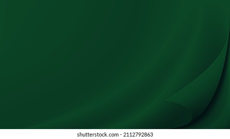 Abstract vector background luxury green cloth or paper. Minimal green fabric background. Shiny silk fabric. Cloth soft wave. Elegant Creases of satin background.