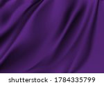 Abstract vector background luxury Purple cloth or liquid wave Abstract or Purple fabric texture background. Cloth soft wave. Creases of satin, silk, and cotton.