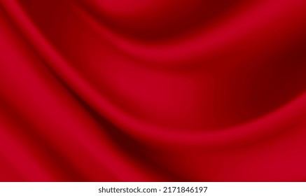 Premium Vector  Abstract blank red satin fabric texture background for  decorative graphic design