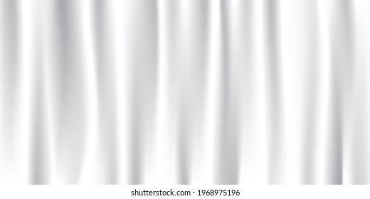 Abstract vector background luxury white cloth or liquid wave Abstract or white fabric texture background. Cloth soft wave. Creases of satin, silk, cotton,flag