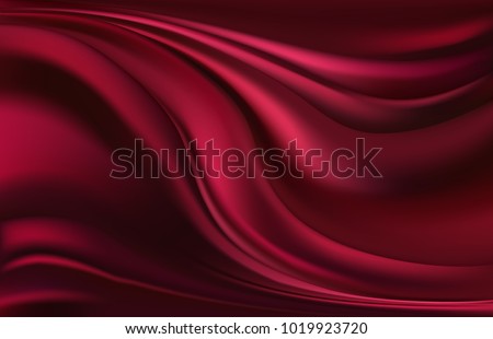 Abstract vector background luxury white cloth or liquid wave or wavy folds of grunge silk texture satin velvet material, luxurious background or elegant wallpaper